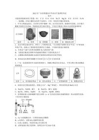 2022年广东省高考试卷化学试卷（无答案解析）