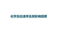 2023届高中化学一轮复习课件:化学反应速率及其影响因素