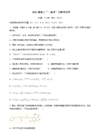 2022届湖南省师大附中部分学校高三下学期“一起考”大联考化学试题含解析