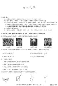 2023湖北省联盟高三摸底联考（新高考）化学PDF版含答案、答题卡