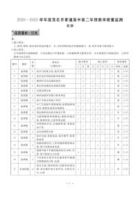 2021茂名高二下学期期末考试化学试题PDF版含答案