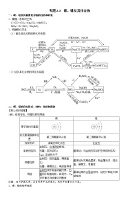 专题2.3  碳、硅及其化合物-备战2023年高考化学新编大一轮复习讲义·