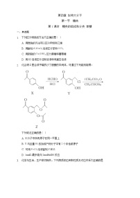 人教版 (2019)选择性必修3第四章 生物大分子第一节 糖类同步测试题