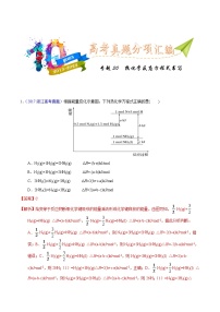 十年（2013-2022）高考化学真题分项汇编（全国通用）专题30  热化学反应方程式书写（教师版）