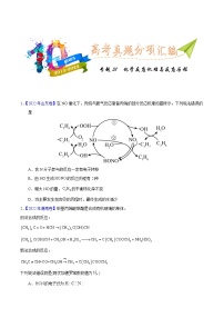 十年（2013-2022）高考化学真题分项汇编（全国通用）专题31  化学反应机理与反应历程（学生版）