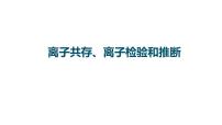 2023届高中化学一轮复习课件：离子共存、离子检验和推断