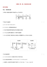 通用版高考化学考点题型拓展复习题五钠镁铝及其化合物含答案