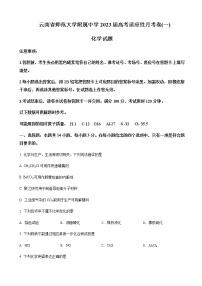 2023届云南师范大学附中高三高考适应性月考卷（一）-化学含答案