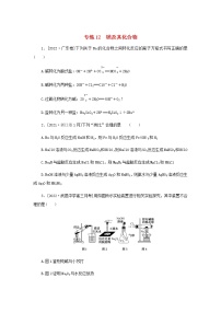 高考化学微专题小练习专练12钠及其化合物含答案