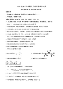 河南省洛阳市第一高级中学2022~2023学年高三上学期9月月考化学试题