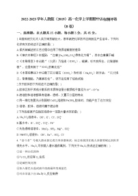 2022-2023学年人教版（2019）高一化学上学期期中达标测评卷（B卷）