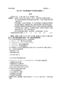 2021广州高三下学期毕业班综合测试（一）（一模）化学试题含答案