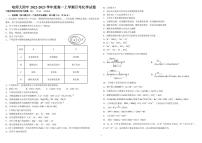 2023省哈尔滨师大附中高一上学期10月月考化学试题扫描版含答案