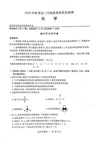 湖北省黄冈市2022-2023学年高三上学期11月期中考试 化学试题（含答案）