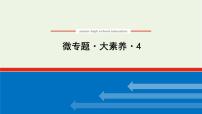 人教版高考化学一轮复习微专题大素养4离子共存与推断课件