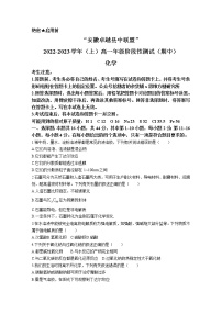 安徽省卓越县中联盟2022-2023学年高一化学上学期期中试题（Word版附解析）