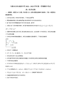 新疆乌鲁木齐高级中学2022-2023学年高二上学期期中考试化学试题（解析版）