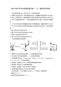 2021-2022学年山东省济南市高二（上）期末化学试卷（含答案解析）