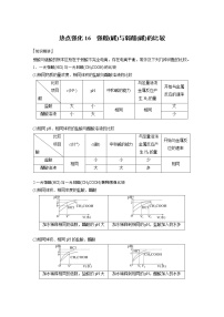 (新高考)高考化学一轮复习讲义第8章第47讲热点强化16强酸(碱)与弱酸(碱)的比较(含解析)