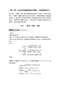 (新高考)高考化学一轮复习讲义第9章第61讲生命中的基础有机化学物质合成有机高分子(含解析)
