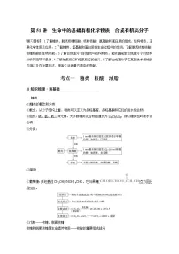 2022年高考化学一轮复习讲义第11章第51讲 生命中的基础有机化学物质 合成有机高分子 (含解析)