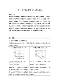 2022年高考化学二轮复习专题七 分布系数图及溶液中粒子浓度关系 (含解析)