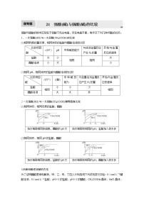 2022年高考化学一轮复习讲义第8章第38讲 微专题21　强酸(碱)与弱酸(碱)的比较 (含解析)