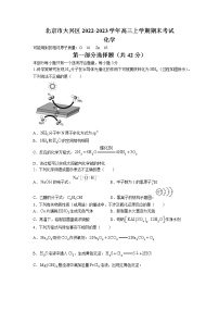 北京市大兴区2022-2023学年高三上学期期末考试化学试题（Word版含答案）