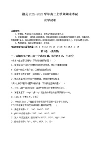 河南省焦作市温县2022-2023学年高二上学期期末考试化学试卷（Word版含答案）