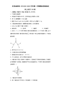 山东省东营市胜利第一中学2023届高三上学期期末模拟测试（A卷）化学试题（word版含答案）