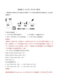 高中化学专题12 反应热 热化学方程式-2019年高考化学易错题汇总（解析版）