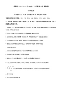 湖南省益阳市2022-2023学年高三上学期期末质量检测化学试题（Word版含答案）