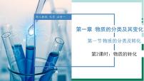 高中化学人教版 (2019)必修 第一册第一节 物质的分类及转化备课课件ppt
