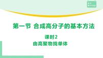 高中化学人教版 (2019)选择性必修3第一节 合成高分子的基本方法课堂教学ppt课件