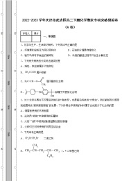 2022-2023学年天津市武清区高二下册化学期末专项突破模拟卷（AB卷）含解析