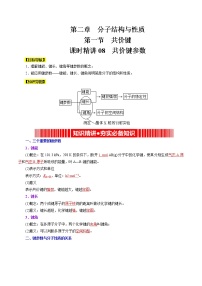 高中化学人教版 (2019)选择性必修2第一节 共价键精品当堂检测题