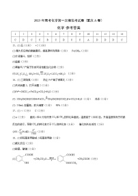 2023年高考第一次模拟考试卷：化学（重庆A卷）（参考答案）