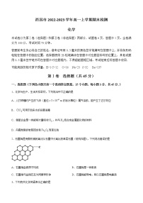 四川省凉山州西昌市2022-2023学年高一上学期期末检测化学试题（Word版含答案）