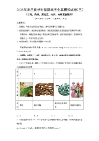 模拟卷03-2023年高三化学对接新高考全真模拟试卷（云南，安徽，黑龙江，山西，吉林五省通用）