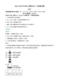 2023成都七中高一上学期期末模拟考试化学试题含解析