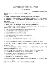 2023湖北省新高考协作体高二下学期3月联考试题化学含解析