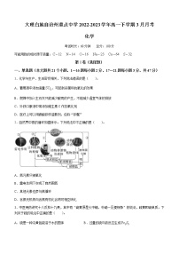 云南省大理白族自治州重点中学2022-2023学年高一下学期3月月考化学试题（Word版含答案）