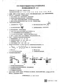 2023年重庆市普通高中学业水平选择性考试高考模拟调研卷化学(三)