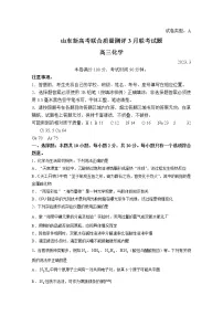 山东省2023届高三化学下学期3月新高考联合质量测评试题(Word版附答案)