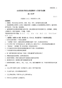 山东省2023届高三下学期3月新高考联合质量测评试题+化学+Word版含答案