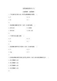 高中化学学业水平合格性考试演练测评(十)含答案