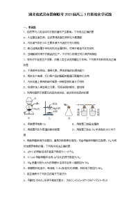 湖北省武汉市圆创联考2023届高三3月质检化学试题