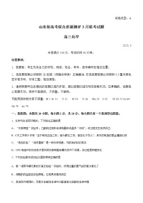 2023届山东省新高考联合质量测评高三下学期3月联考化学试题含答案