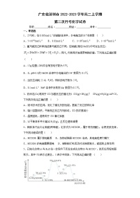 广东省深圳市2022-2023学年高二上学期第二次月考化学试卷（含答案）