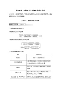 2024年高考化学一轮复习　第68讲　以性质为主的探究类综合实验 学案（含答案）